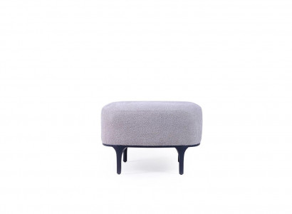 Designer modern gray stool living room upholstered textile upholstered furniture